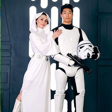 couples costumes couples costumes, ariel and prince eric from the little mermaid, princess leia and a stormtrooper