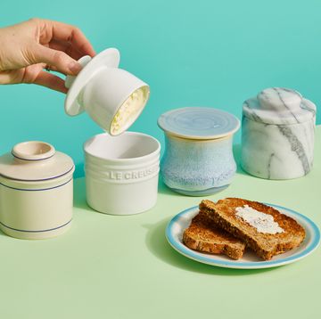 best butter crocks four butter crocks with toast with butter