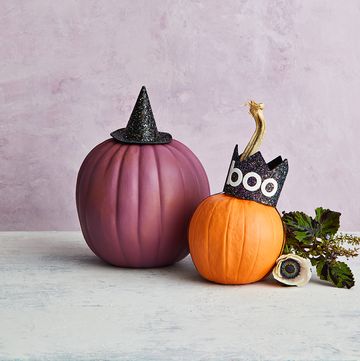pumpkin topped with witch hat pumpkin topped with witch hat