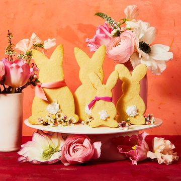 meyer lemon bunny cookies with flowers