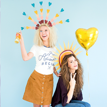 easy halloween costume, diy halloween costumes easy halloween costume, two women dressed as hippies, a man and woman dressed in beach attire
