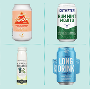 a variety of canned cocktails