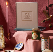 still life of items you can buy for someone who is grieving
